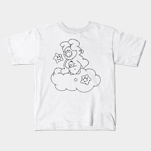 upside down in the clouds Kids T-Shirt